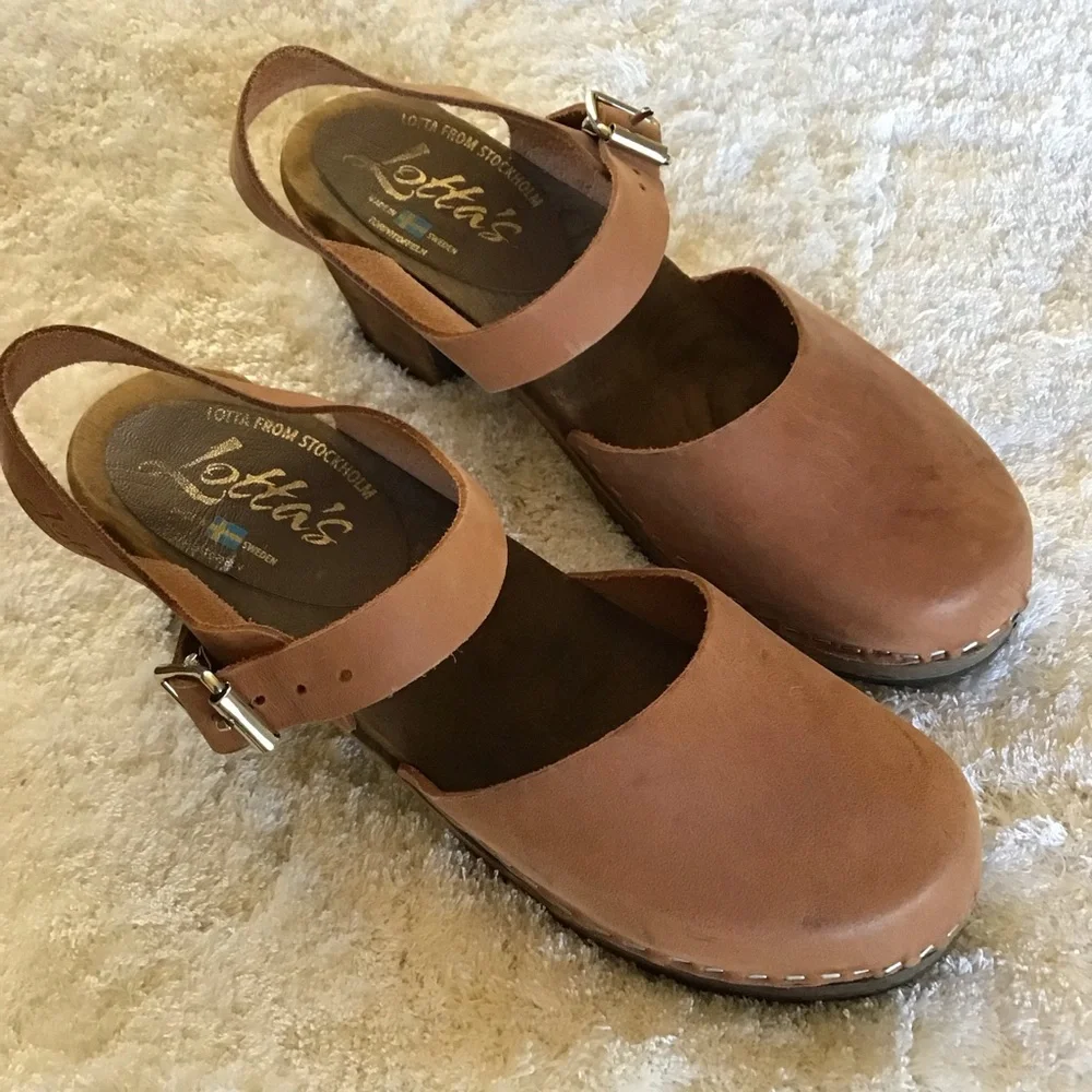 Lotta’s Stockholm Highway Clogs brown Sz 40 US 9
